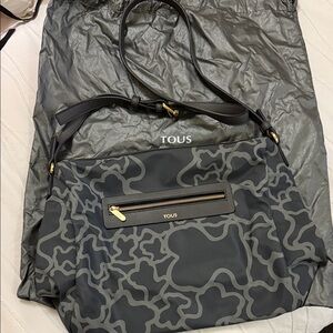 Tous Black and Gray Patterned Bag